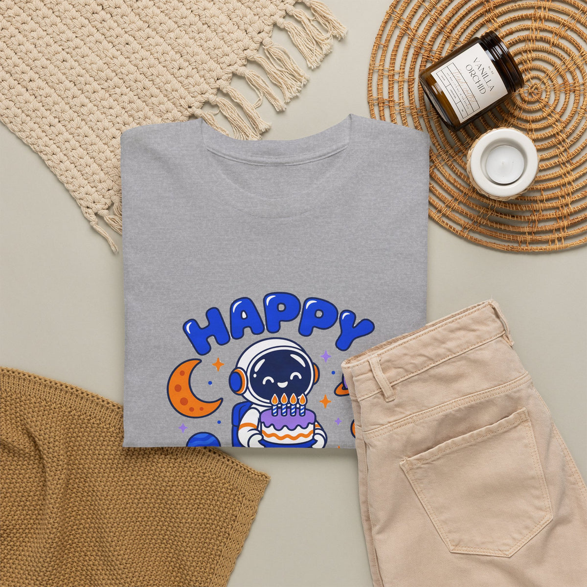 Personalized Space Astronaut Birthday Shirt – Add Name & Age