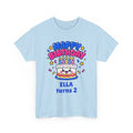 Personalized Birthday Cake Shirt – Add Name & Age