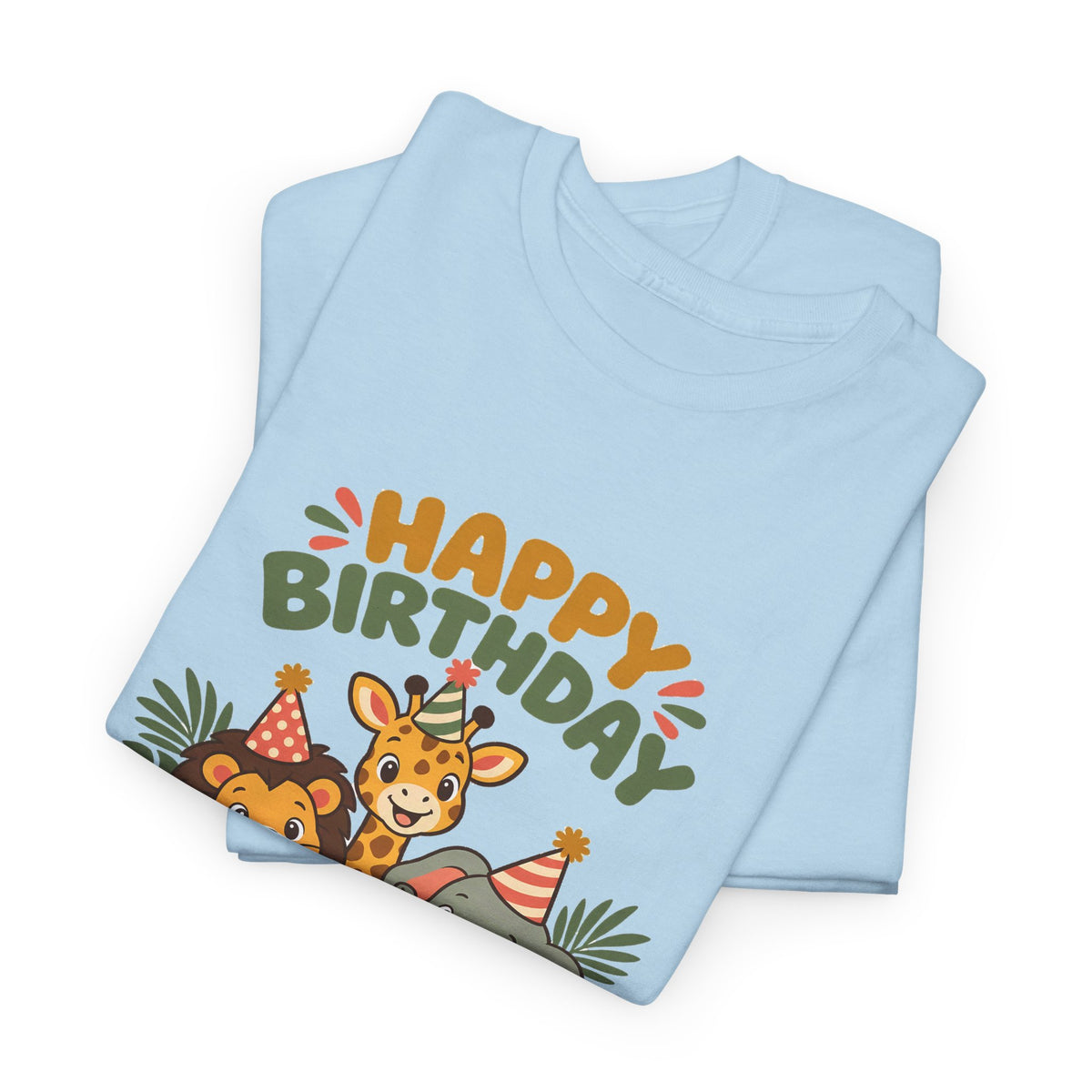 Personalized Safari Friends Birthday Shirt – Add Name & Age
