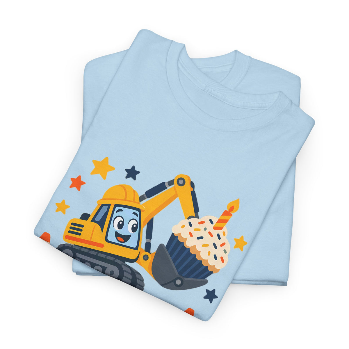 Personalized Construction Birthday Shirt – Add Name & Age