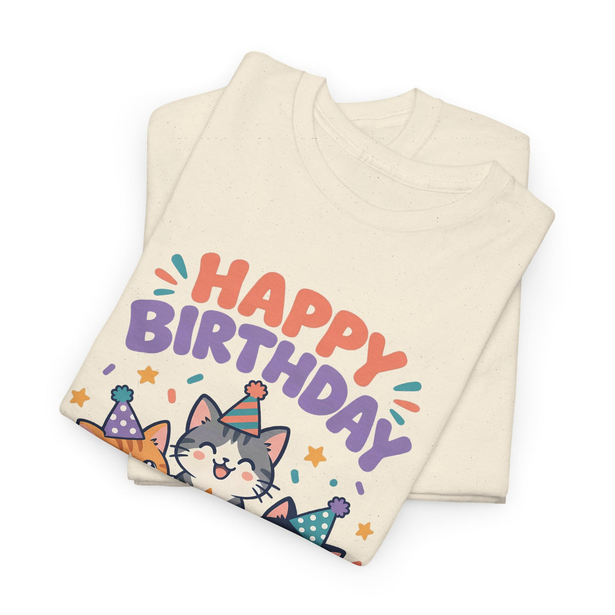 Personalized Party Kittens Birthday Shirt – Add Name & Age