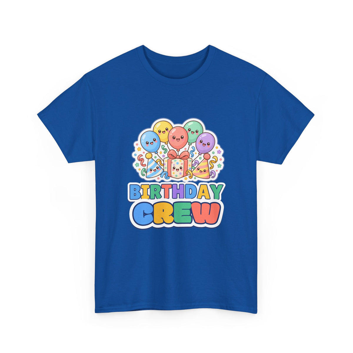 Birthday Crew Balloons birthday shirt – Gildan tee by Happywear