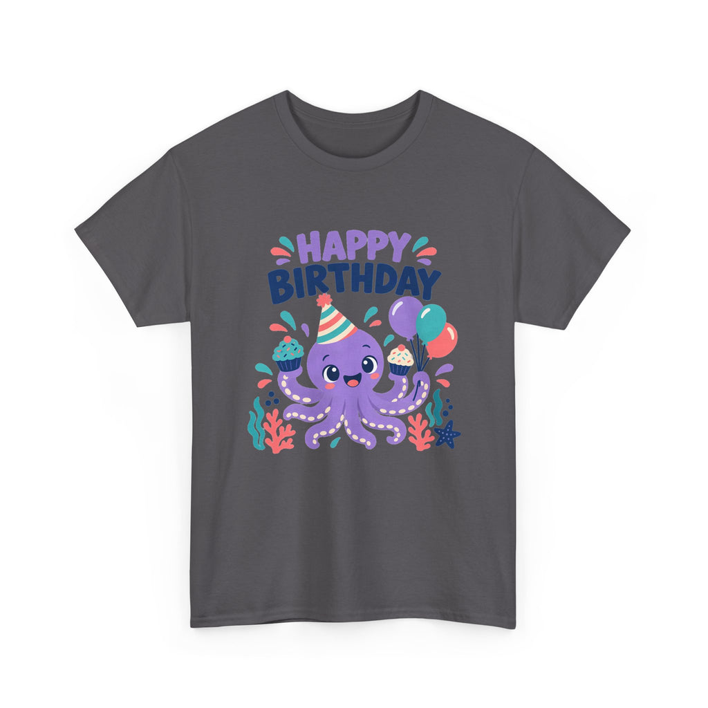 Octopus Happy Birthday Tee