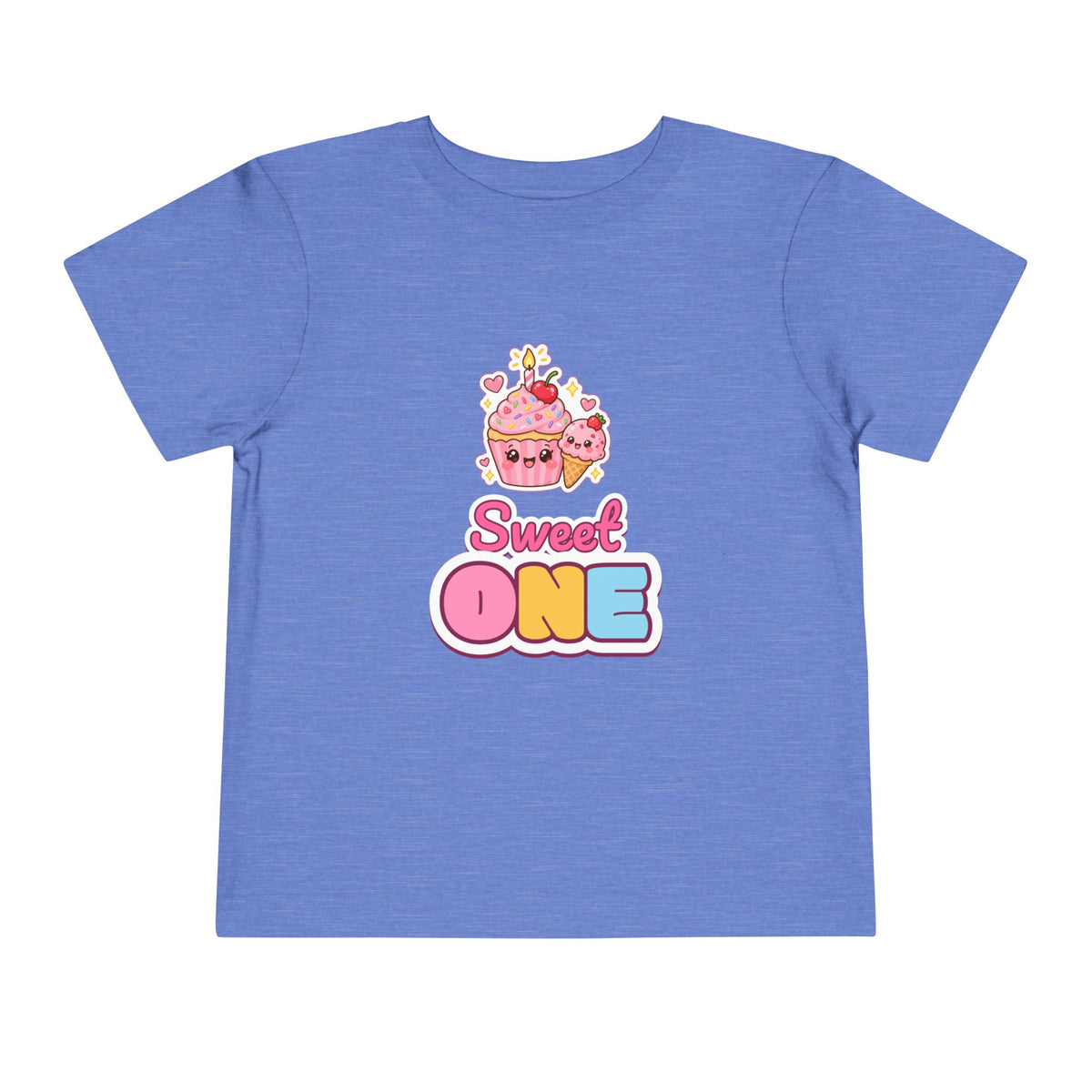 Sweet One 1st Birthday Cupcake birthday shirt – toddler Gildan tee by Happywear