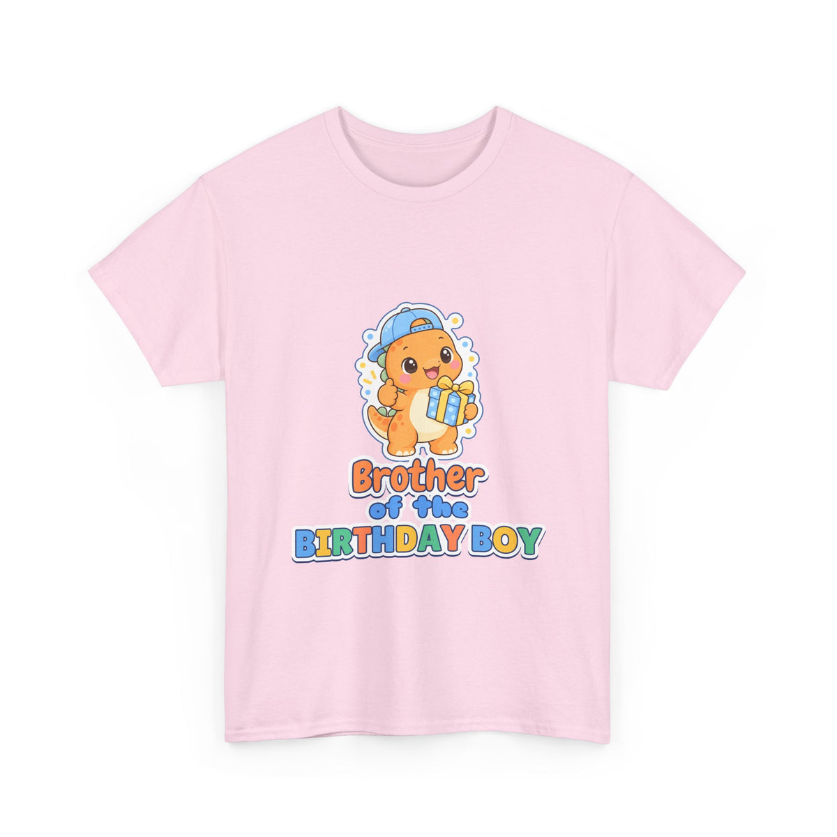 Brother of the Birthday Boy Dino birthday shirt – Gildan tee by Happywear
