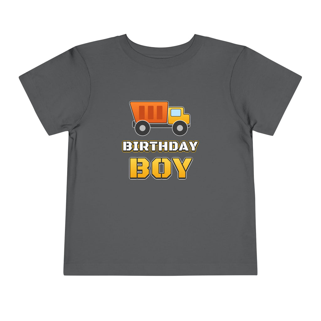 Birthday Boy Dump Truck birthday shirt – toddler Gildan tee by Happywear