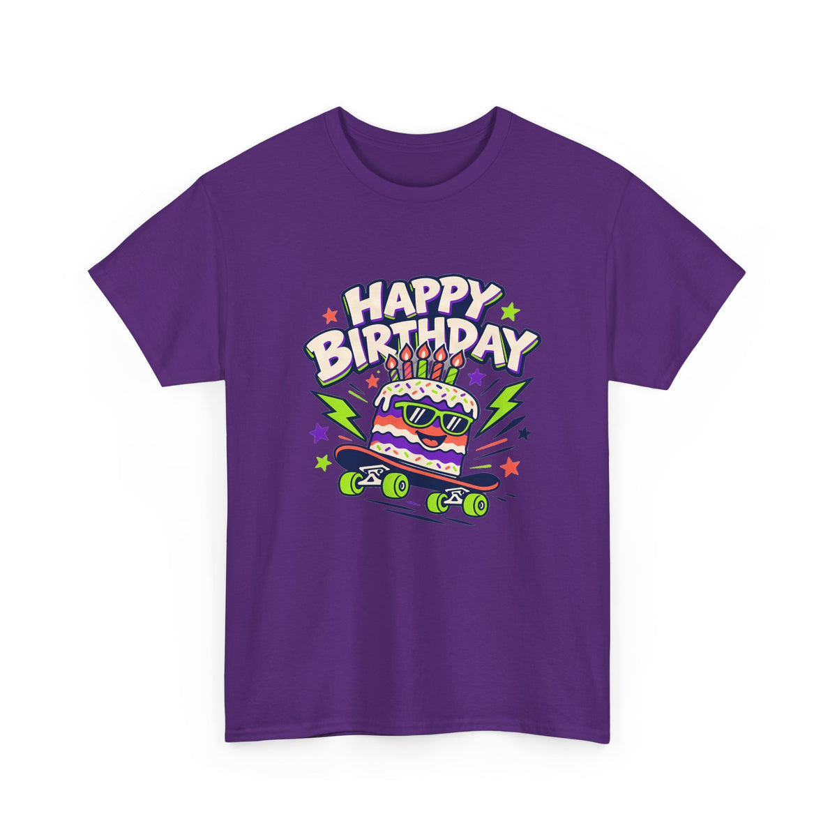 Skateboard Happy Birthday Tee