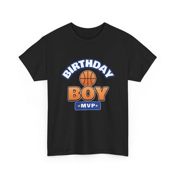 Birthday Boy MVP Basketball Tee