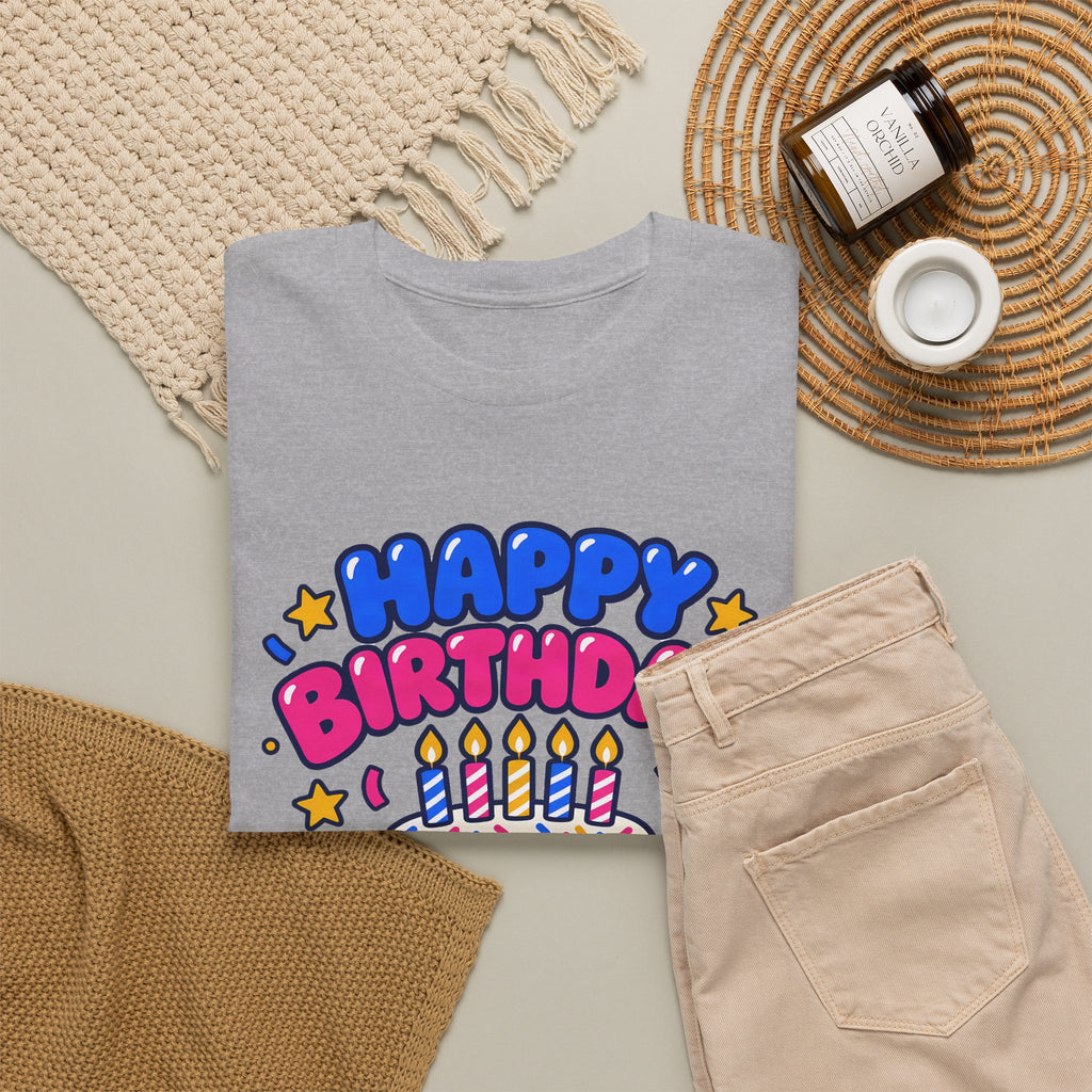 Personalized Birthday Cake Shirt – Add Name & Age