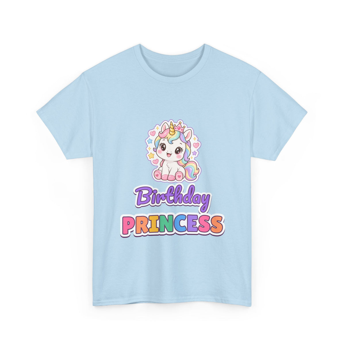 Birthday Princess Unicorn birthday shirt – Gildan tee by Happywear