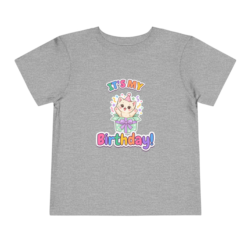 It's My Birthday Kitten birthday shirt – toddler Gildan tee by Happywear