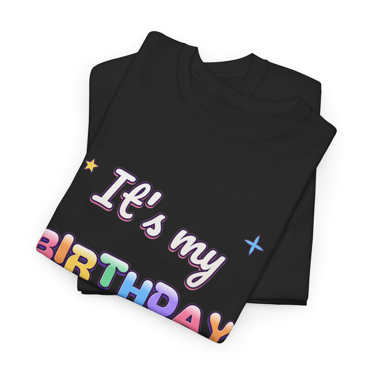 It's My Birthday Rainbow Pastel birthday shirt – Gildan tee by Happywear