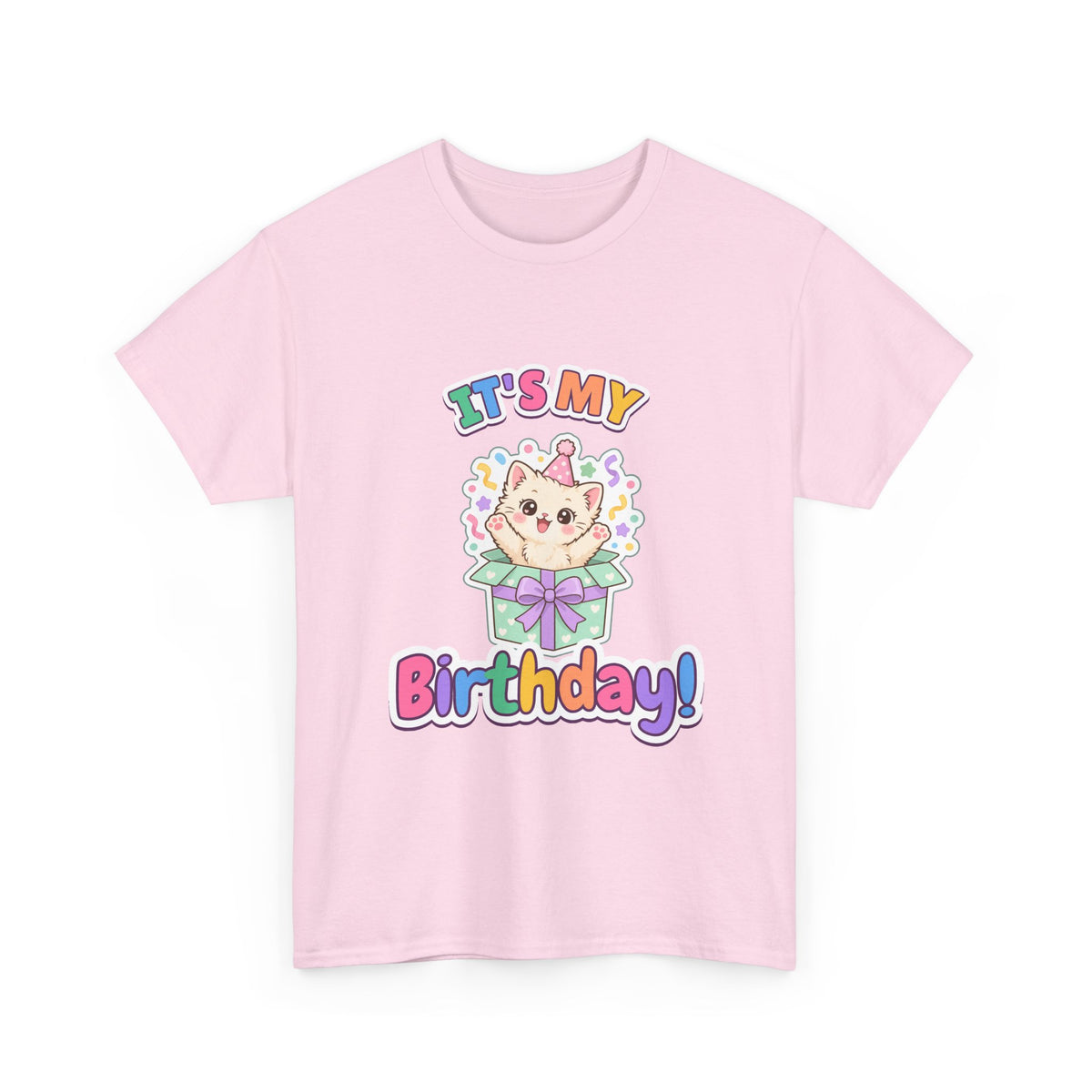 It's My Birthday Kitten birthday shirt – Gildan tee by Happywear