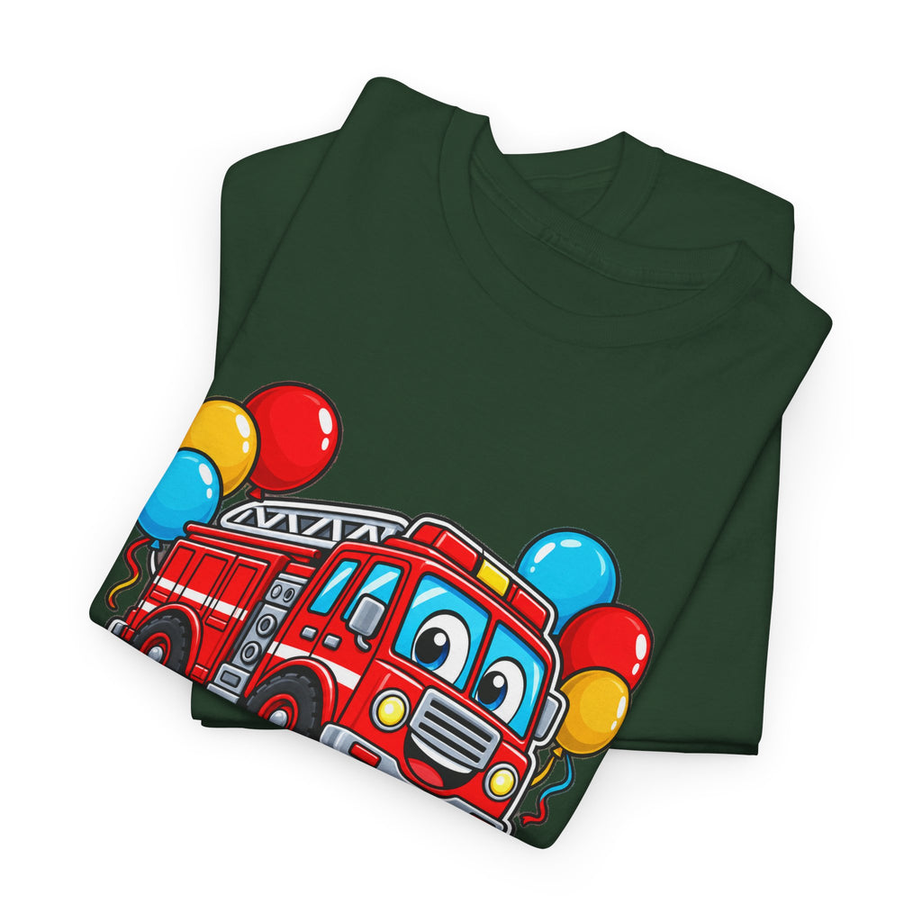 Birthday Boy Fire Truck Tee