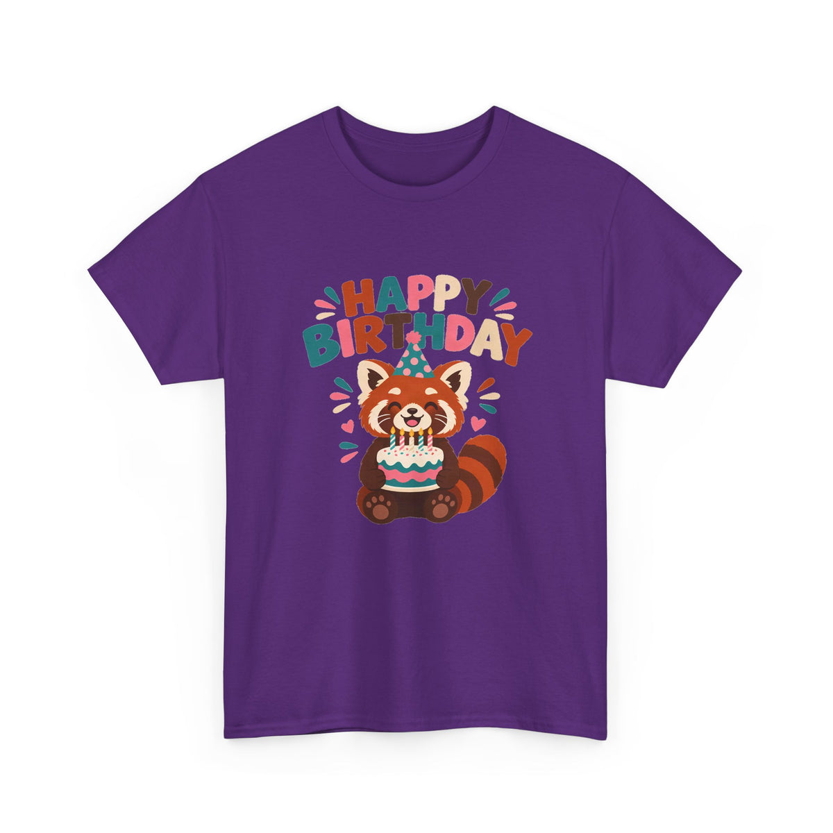 Red Panda Happy Birthday Tee