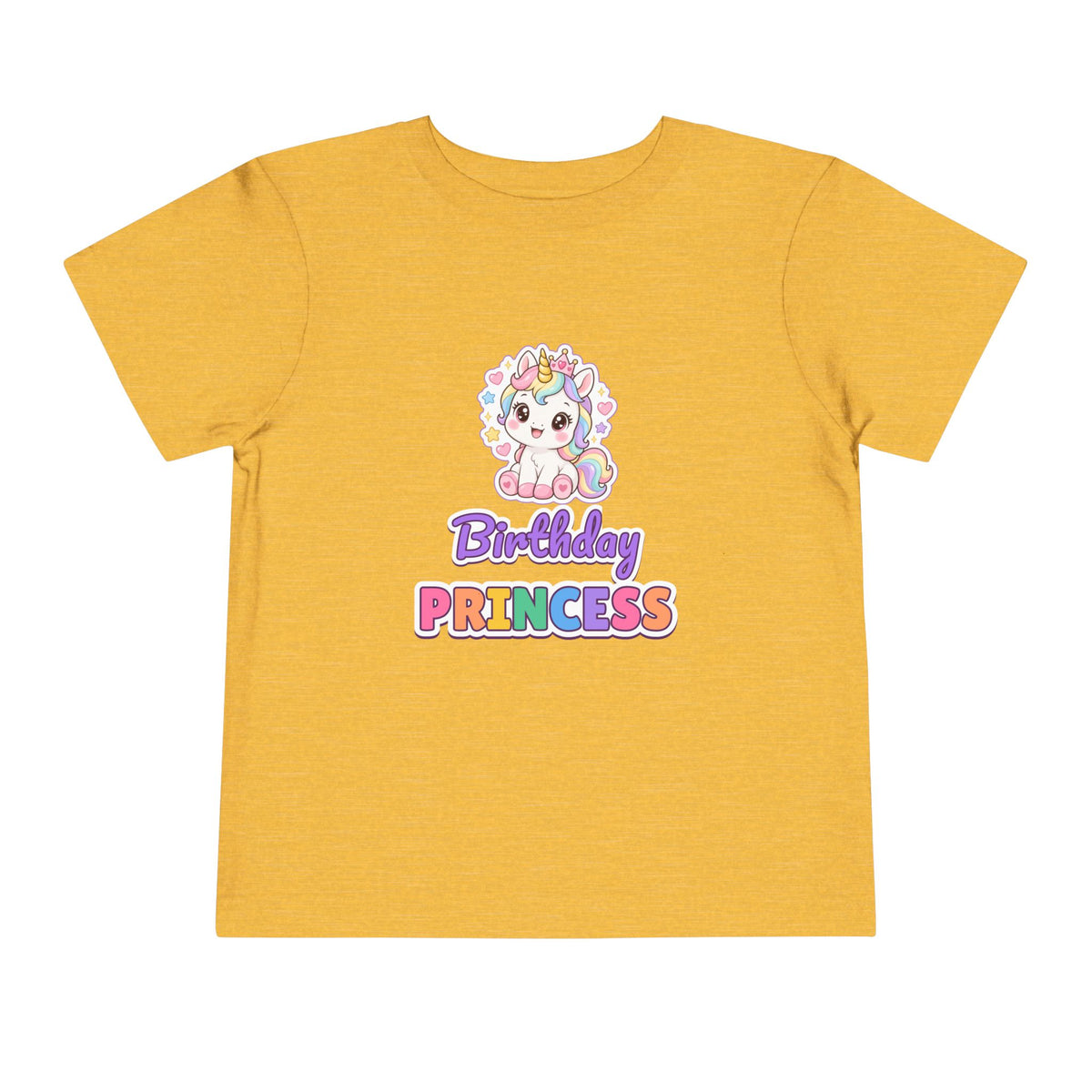 Birthday Princess Unicorn birthday shirt – toddler Gildan tee by Happywear