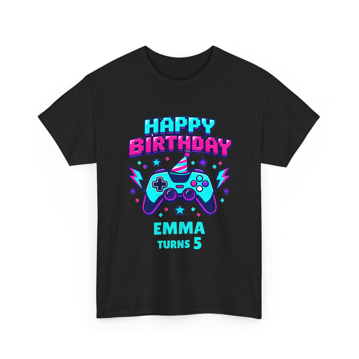 Personalized Gamer Level Up Birthday Shirt – Add Name & Age