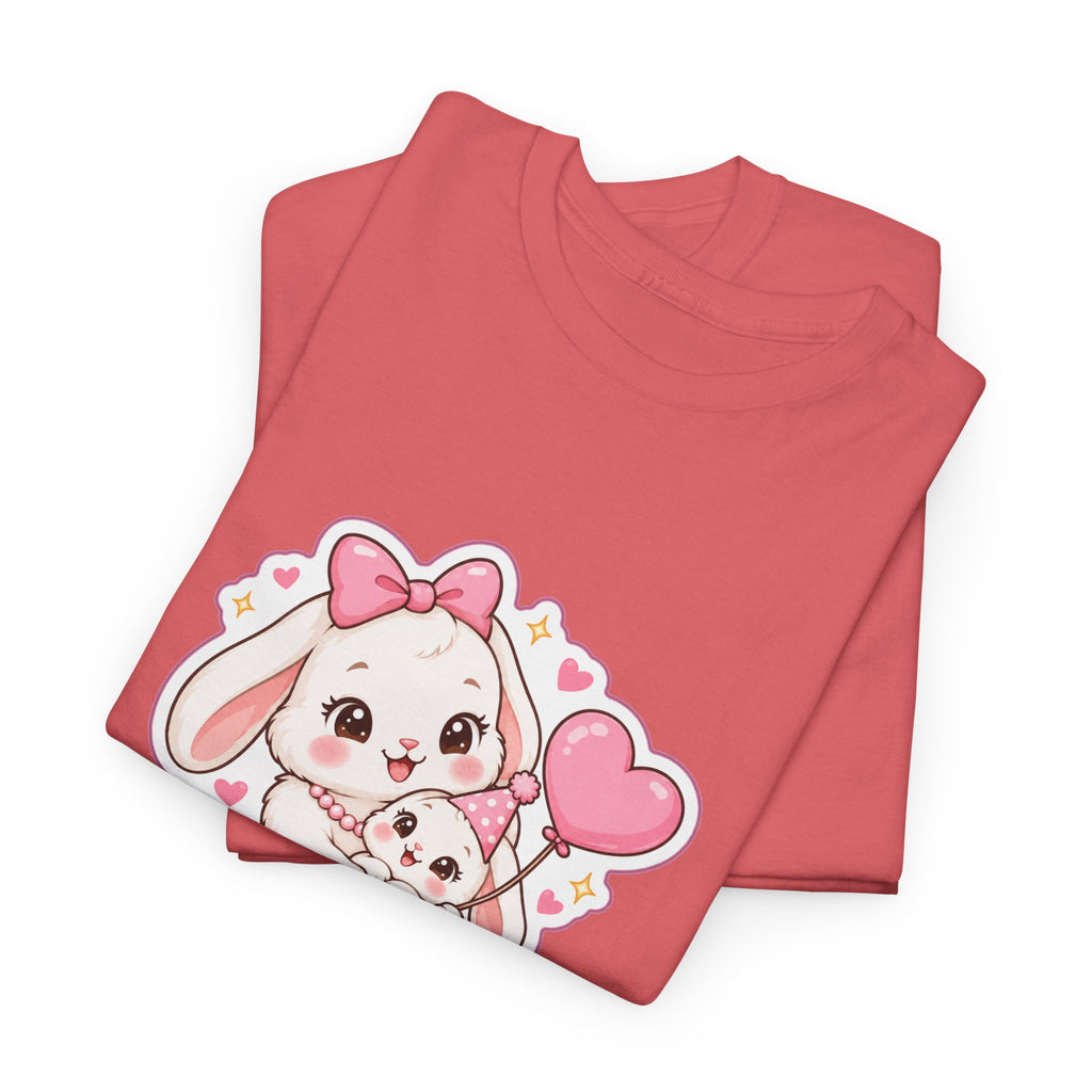 Mom of the Birthday Girl Bunny birthday shirt – Gildan tee by Happywear