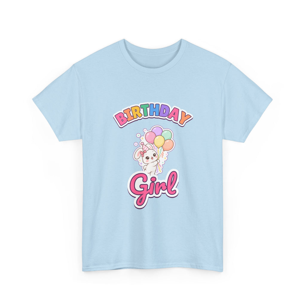 Birthday Girl Bunny birthday shirt – Gildan tee by Happywear