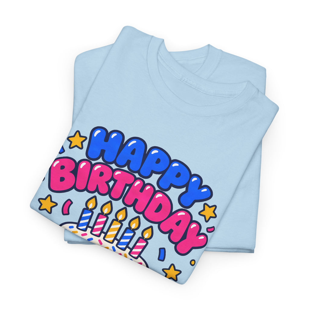Personalized Birthday Cake Shirt – Add Name & Age