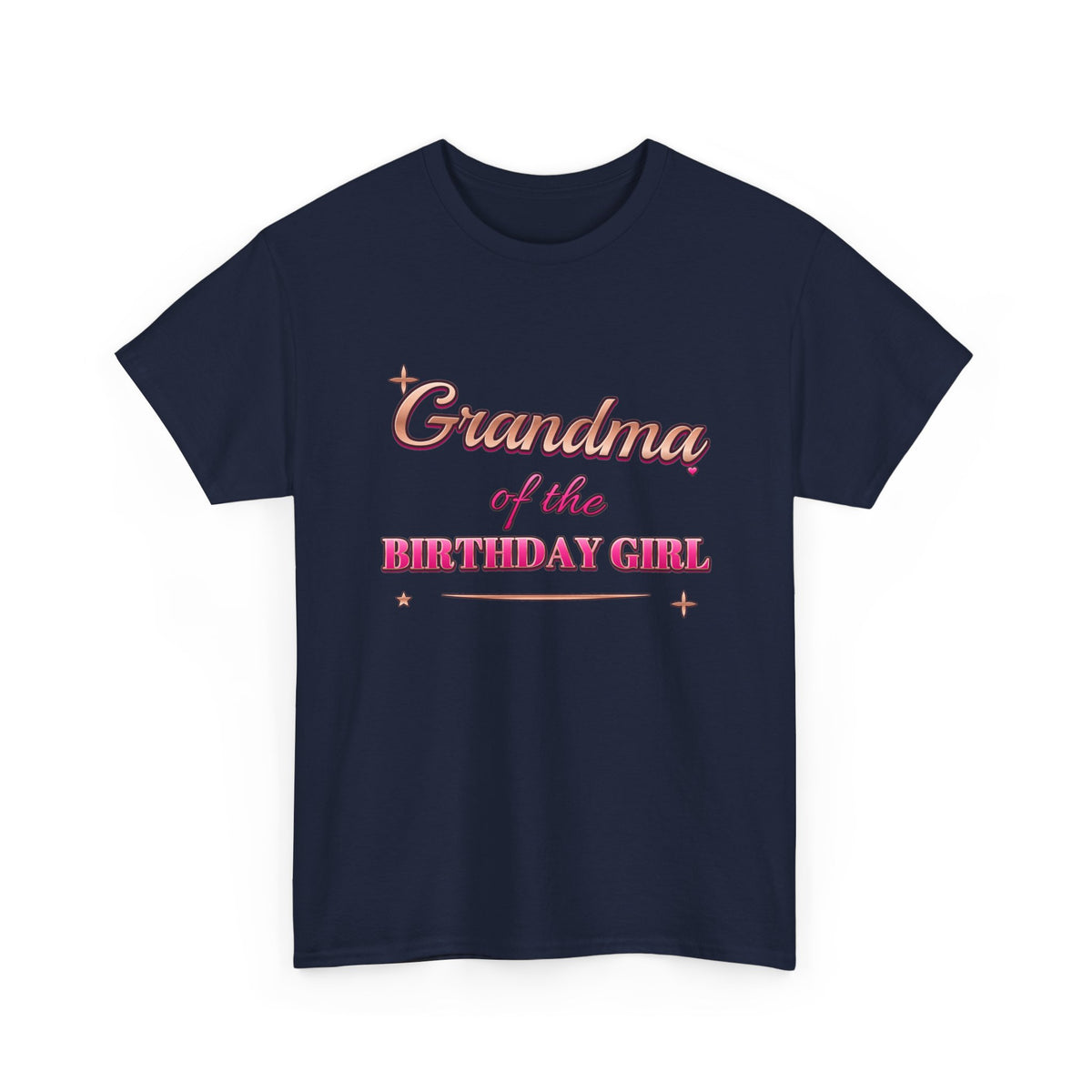 Grandma of the Birthday Girl Rose Gold birthday shirt – Gildan tee by Happywear