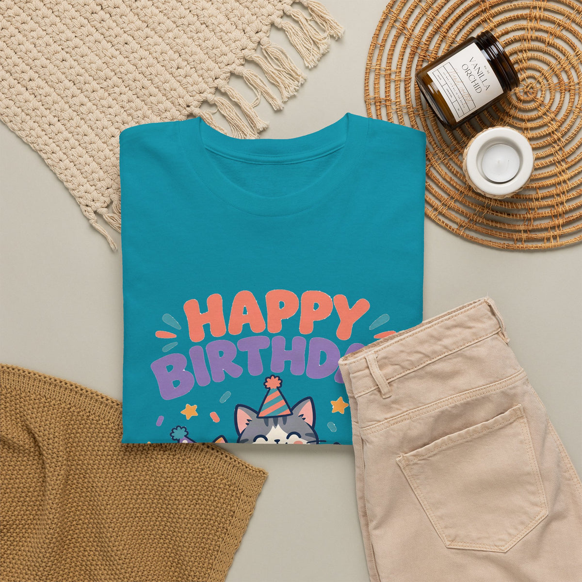 Party Kittens Happy Birthday Tee