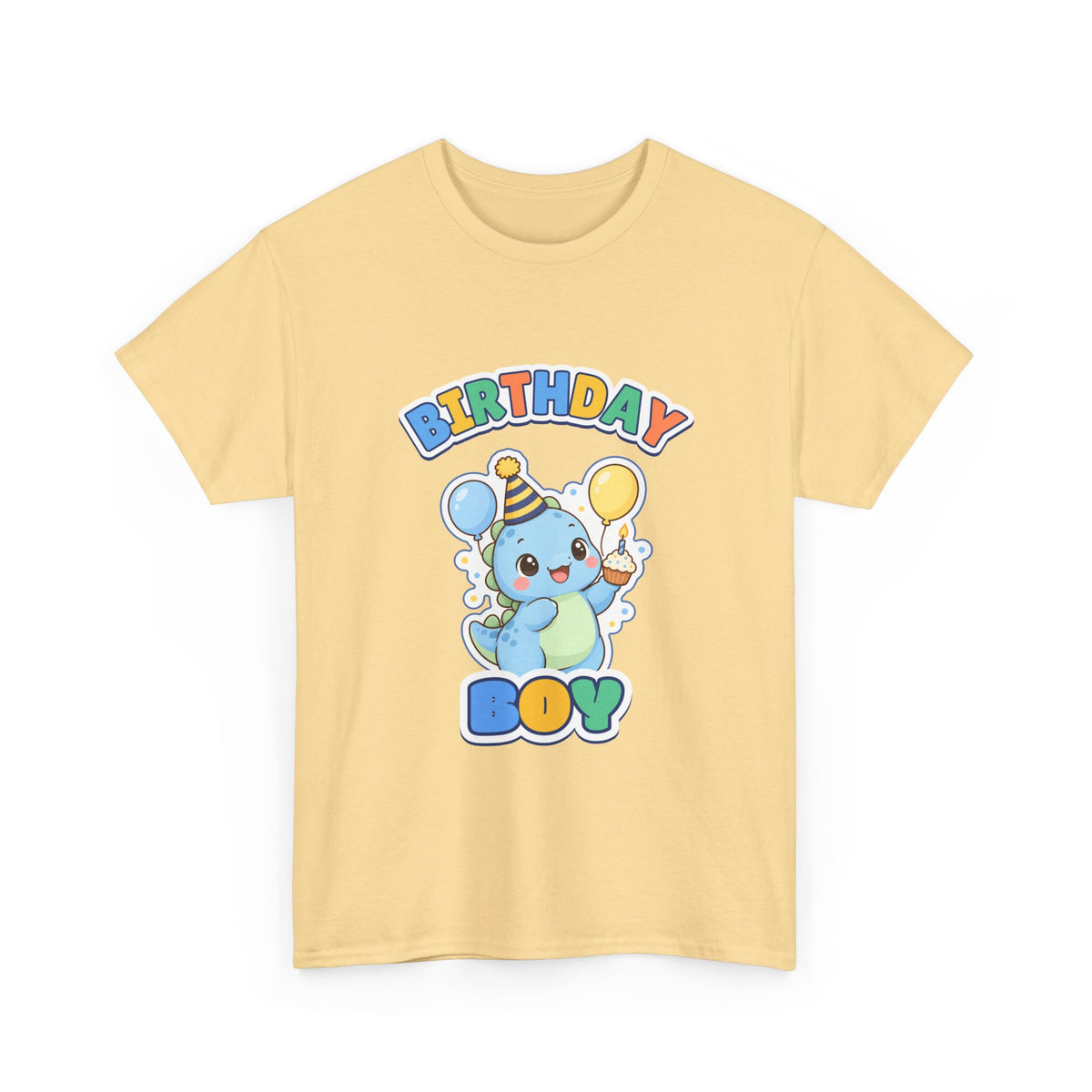 Birthday Boy Dino birthday shirt – Gildan tee by Happywear
