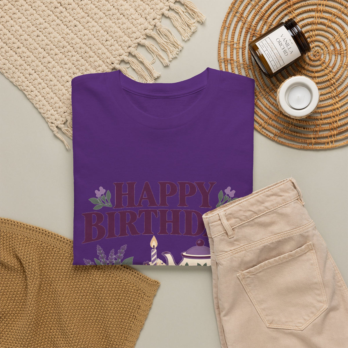 Tea Party Happy Birthday Tee