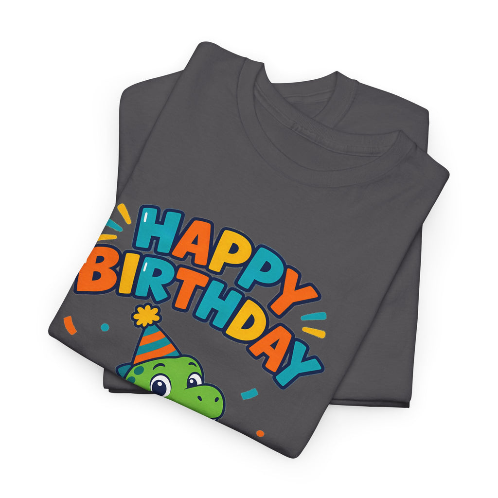Dinosaur Party Happy Birthday Tee