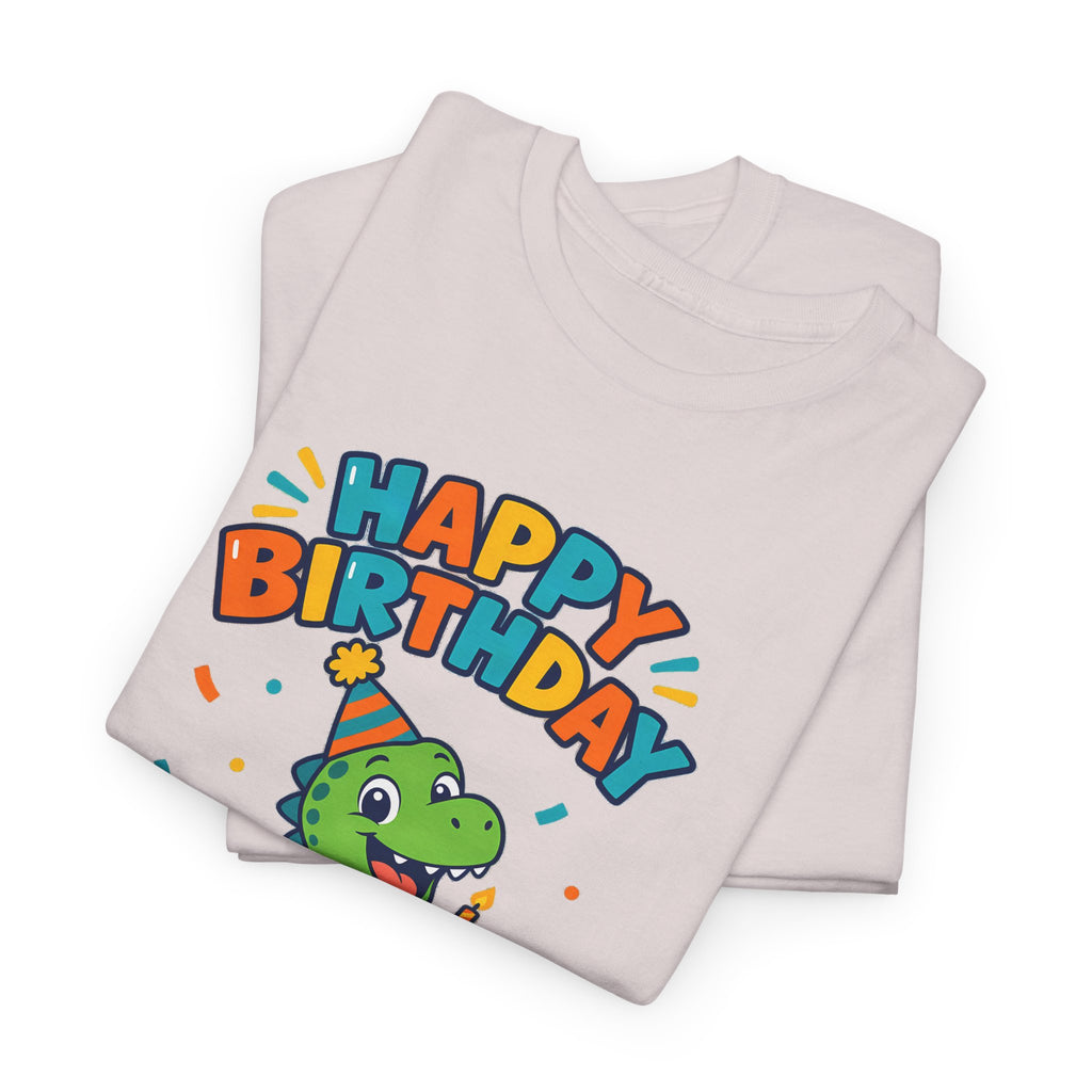 Personalized Dinosaur Birthday Shirt – Add Name & Age