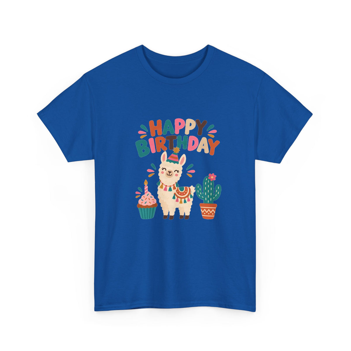 Llama Happy Birthday Tee