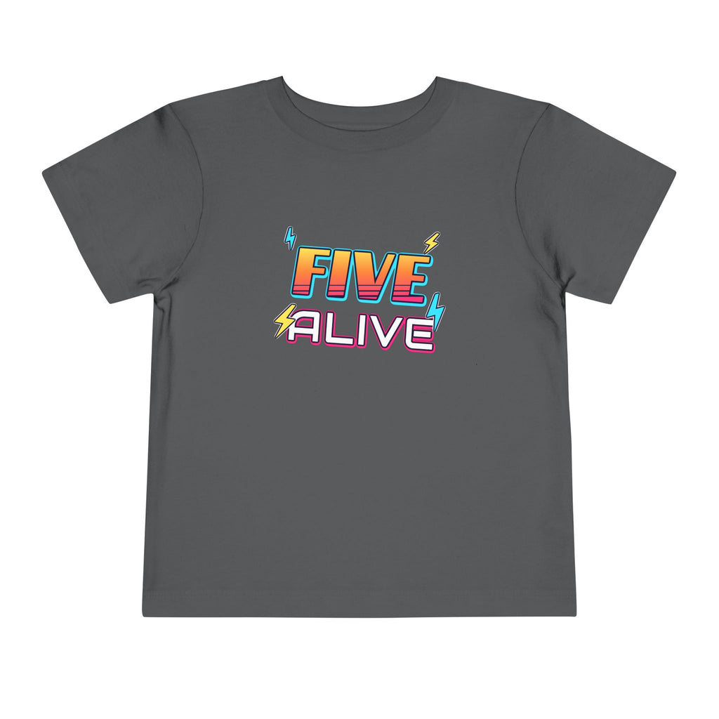 Five Alive 5th Birthday shirt – toddler Gildan tee by Happywear