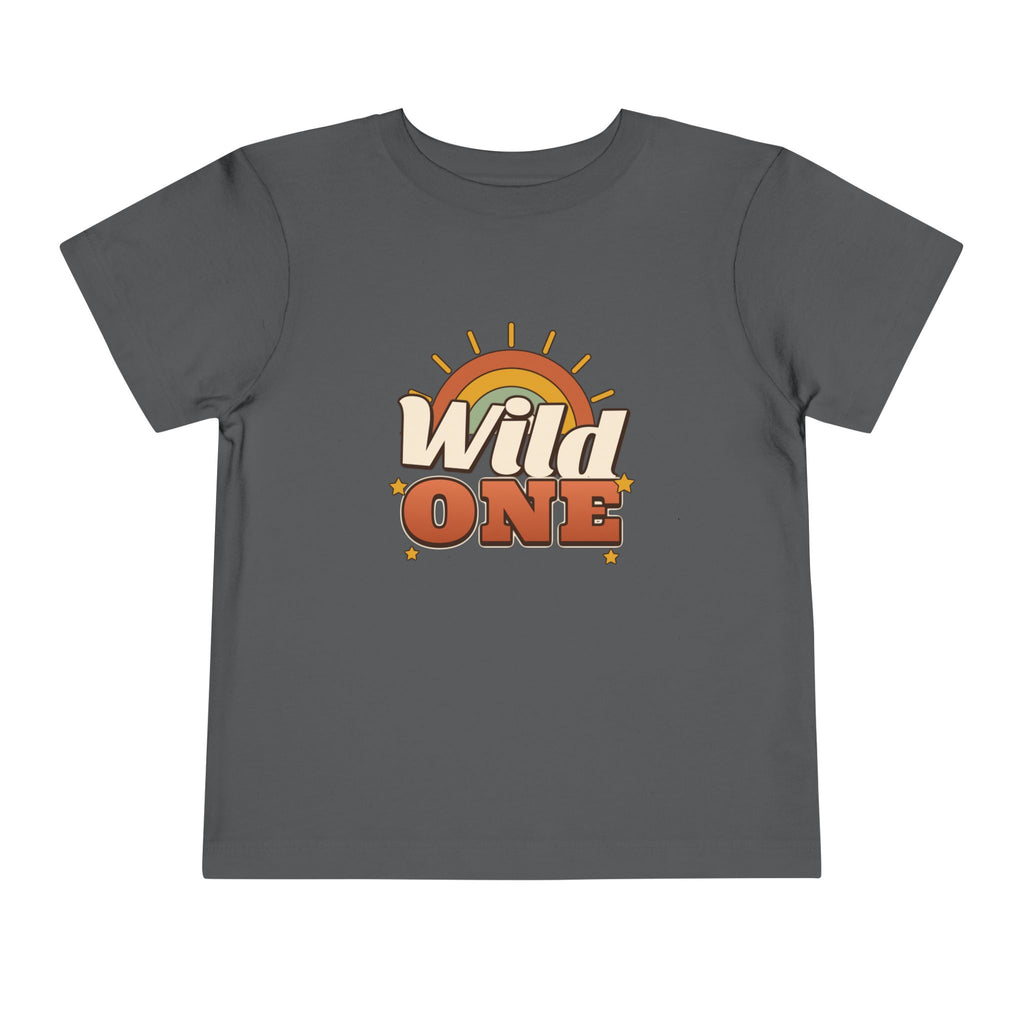 Wild One Boho Sun Birthday shirt – toddler Gildan tee by Happywear