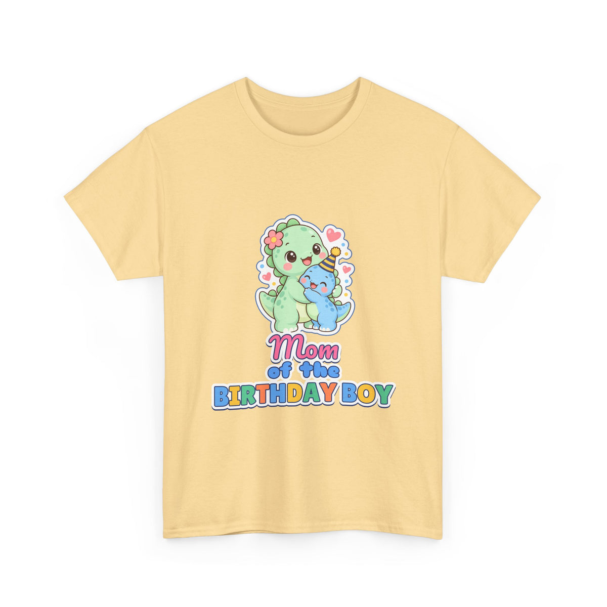 Mom of the Birthday Boy Dino birthday shirt – Gildan tee by Happywear
