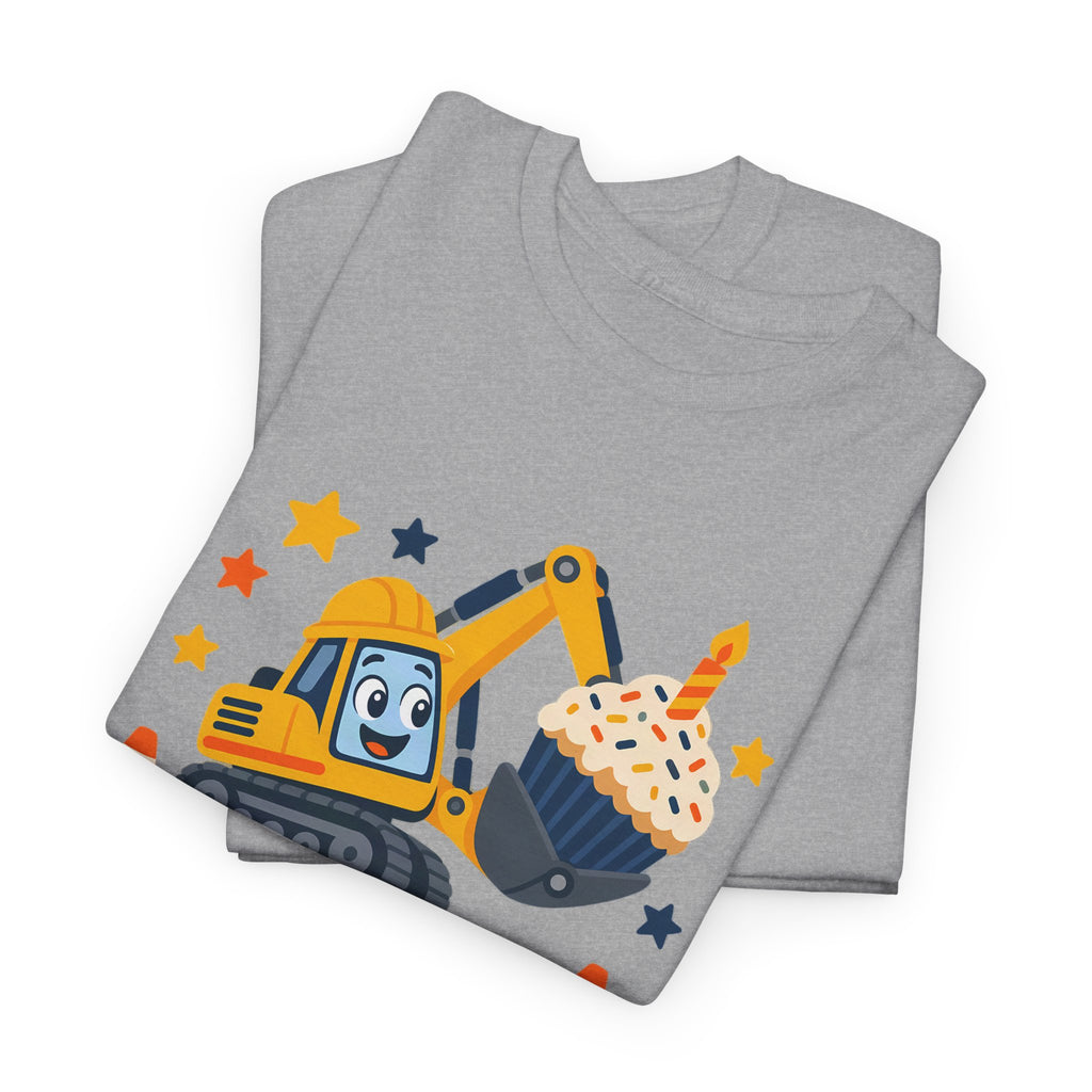 Personalized Construction Birthday Shirt – Add Name & Age