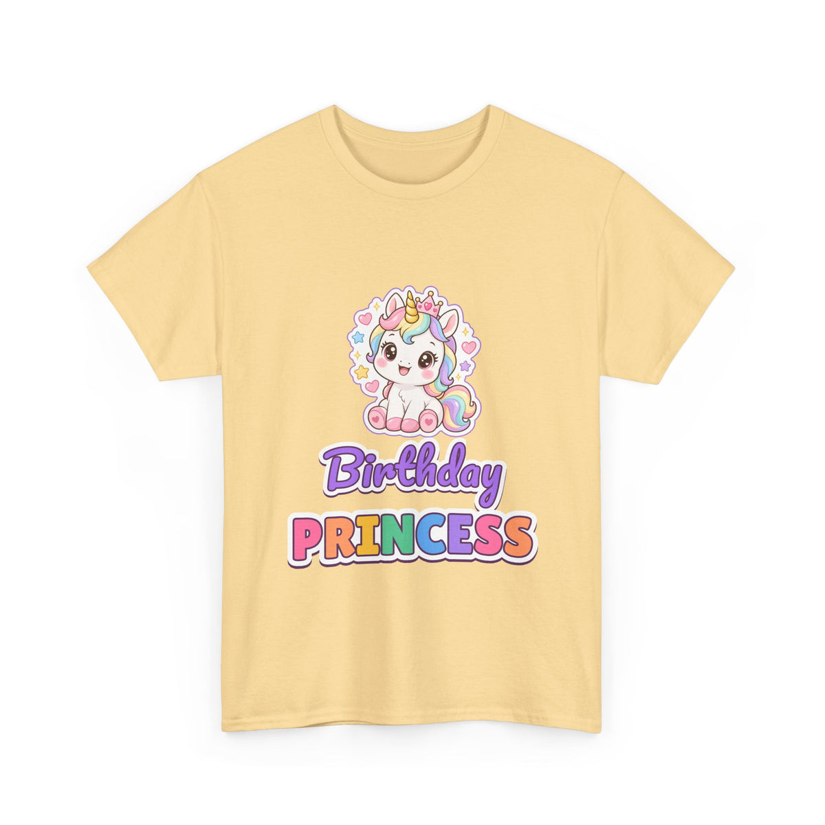 Birthday Princess Unicorn birthday shirt – Gildan tee by Happywear