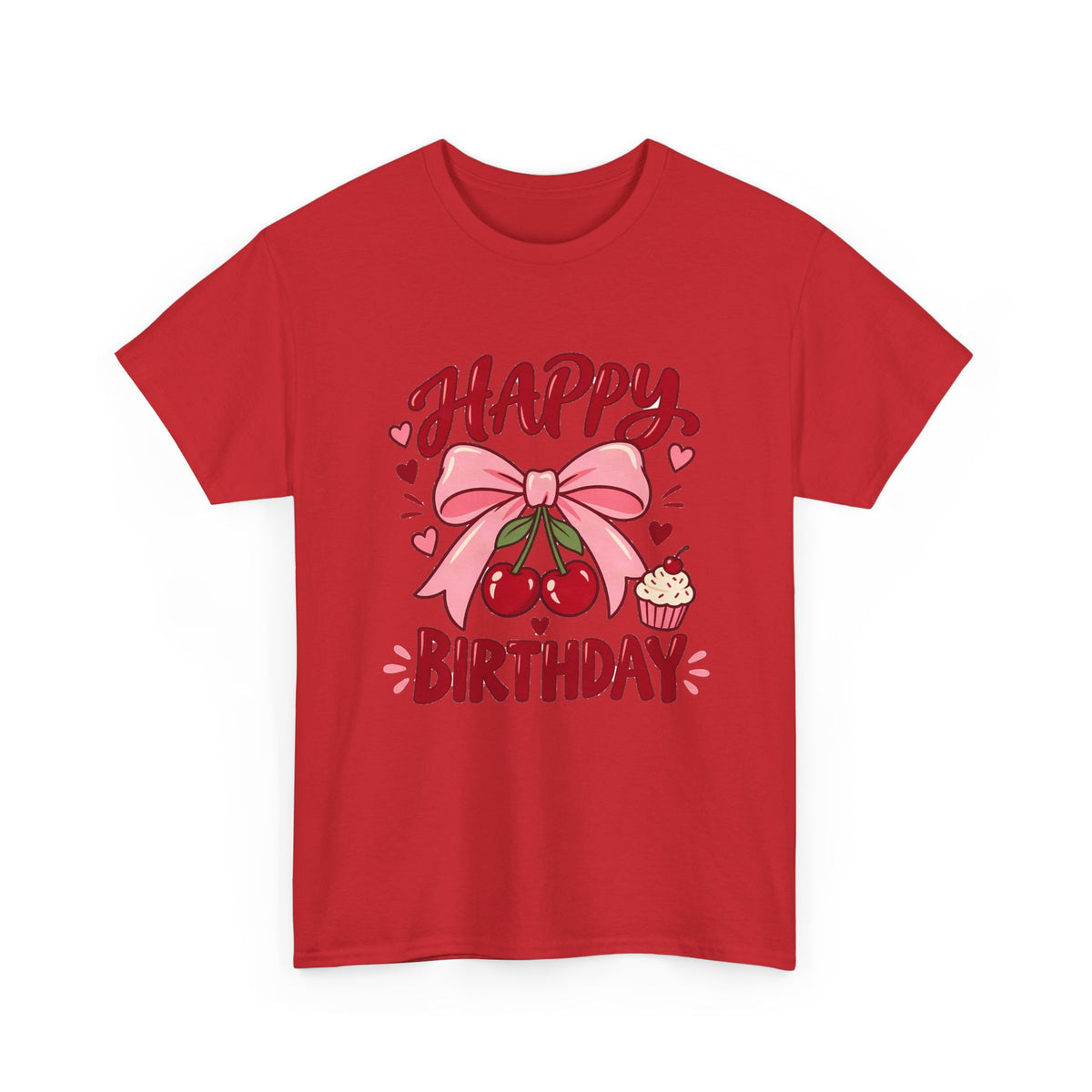 Cherry Bow Coquette Birthday shirt – Gildan tee by Happywear