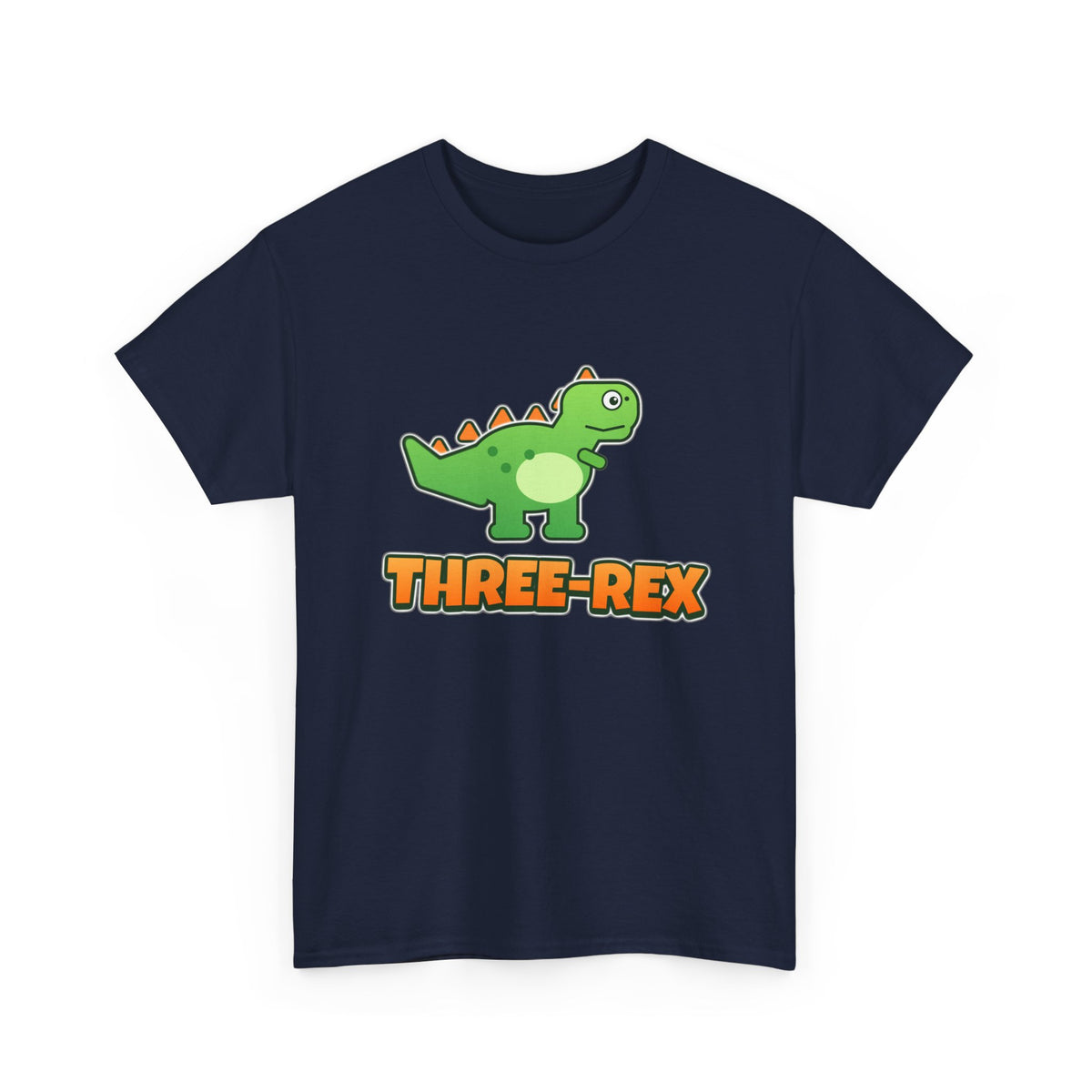 Three-Rex Dino 3rd Birthday shirt – Gildan tee by Happywear