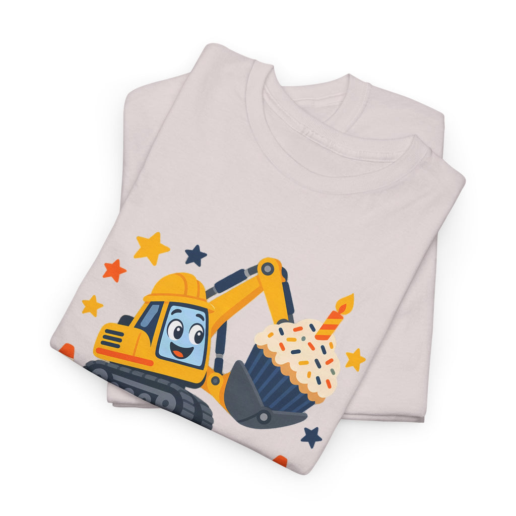 Personalized Construction Birthday Shirt – Add Name & Age