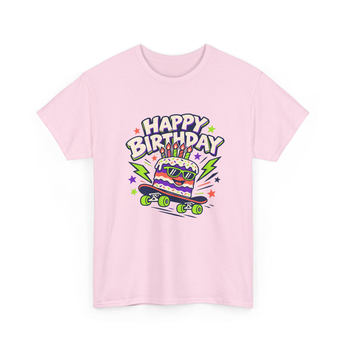 Skateboard Happy Birthday Tee