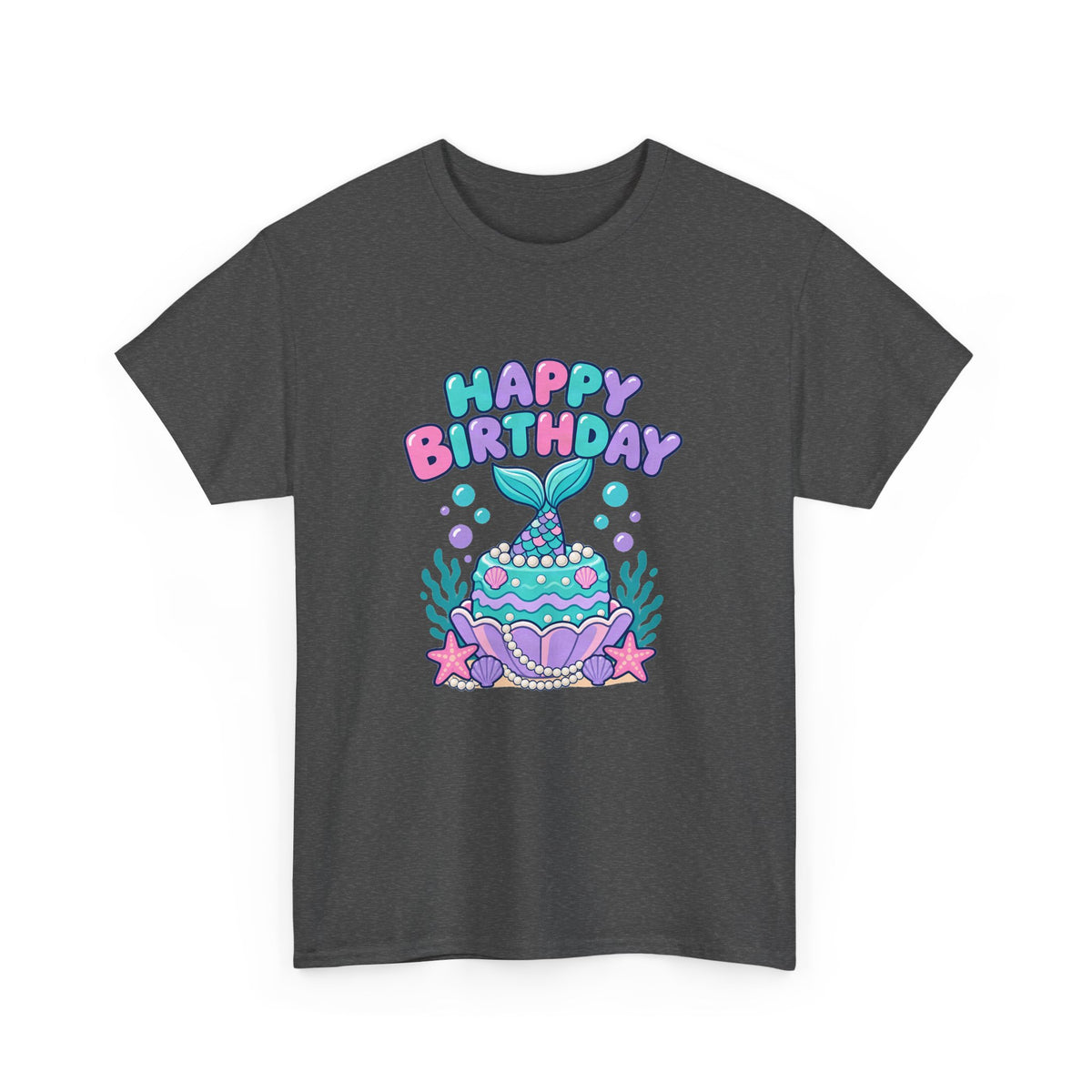 Mermaid Happy Birthday Tee