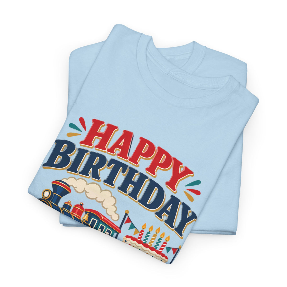 Personalized Train Birthday Shirt – Add Name & Age