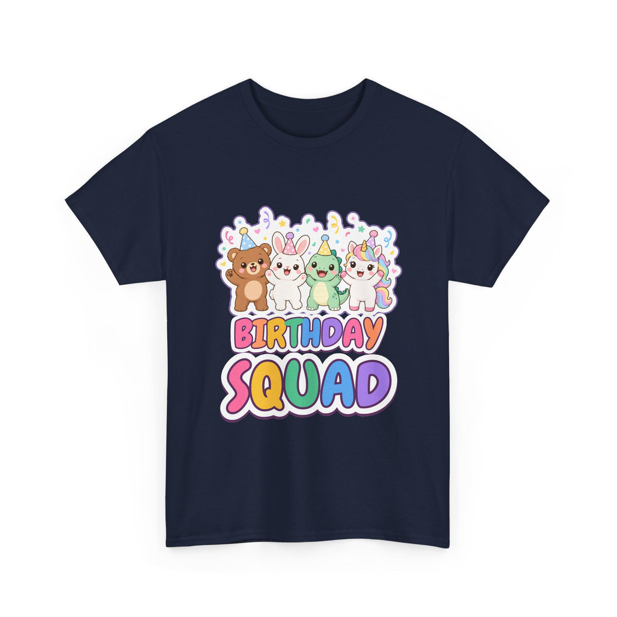 Birthday Squad Party Animals birthday shirt – Gildan tee by Happywear