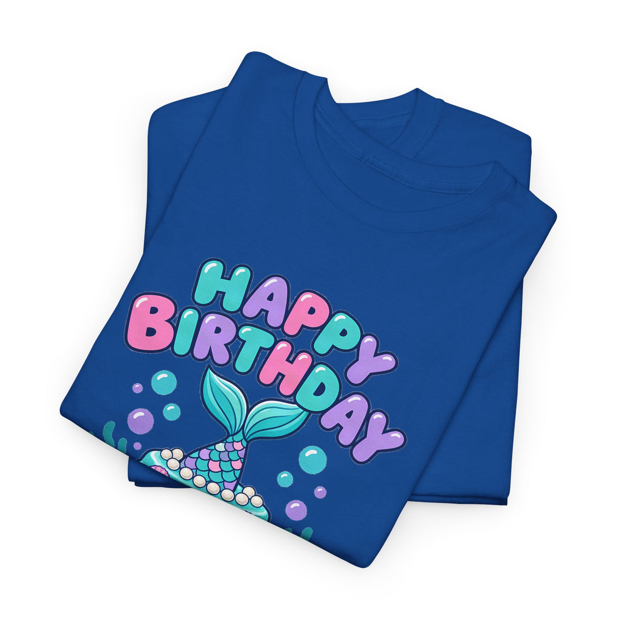 Personalized Mermaid Birthday Shirt – Add Name & Age