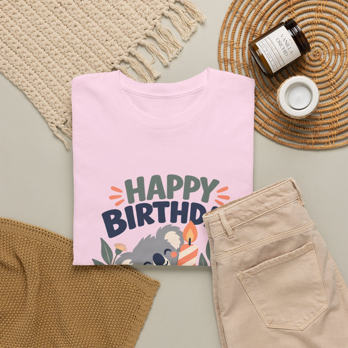 Koala Happy Birthday Tee