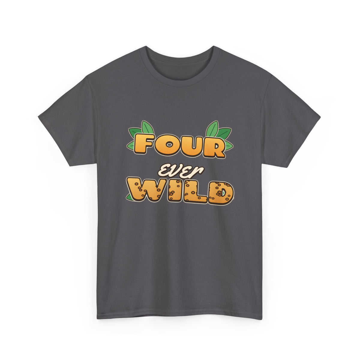 Four Ever Wild 4th Birthday shirt – Gildan tee by Happywear