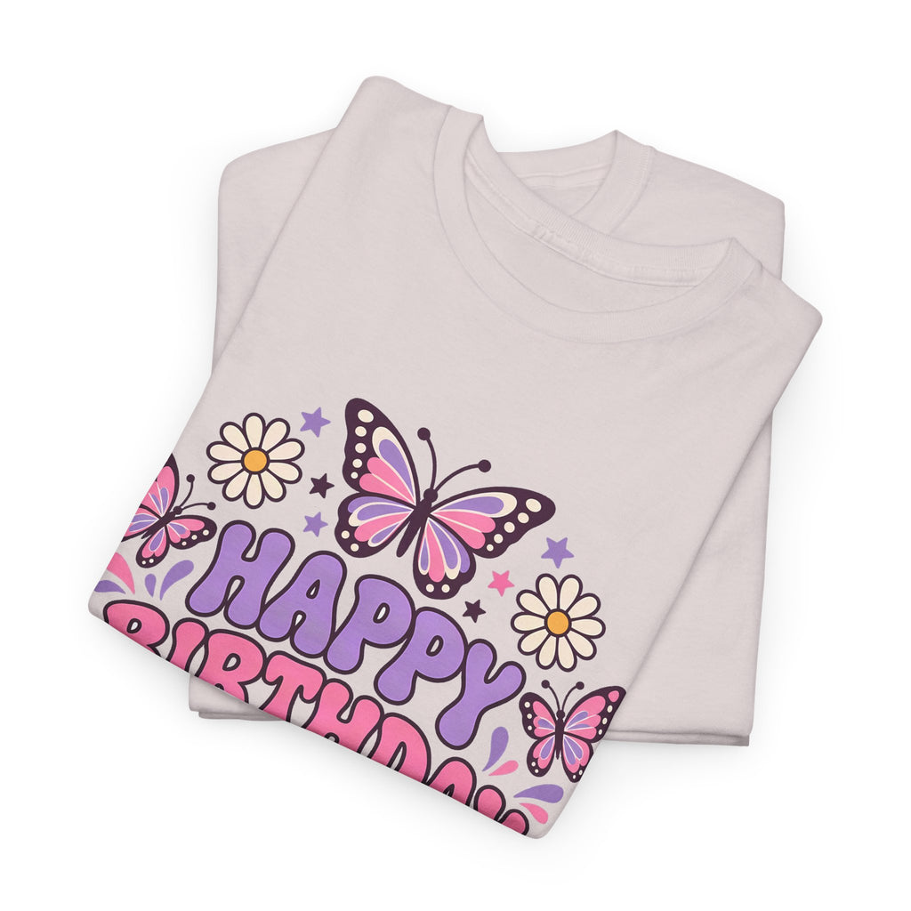Personalized Butterfly Birthday Shirt – Add Name & Age