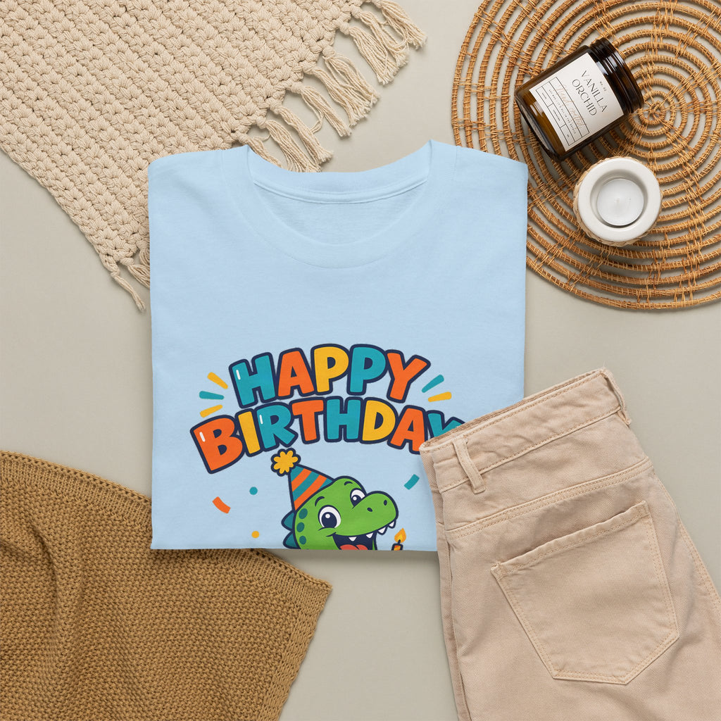 Personalized Dinosaur Birthday Shirt – Add Name & Age