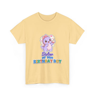 Sister of the Birthday Boy Dino Tee