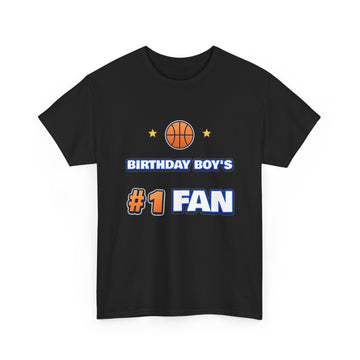 Birthday Boy's #1 Fan Basketball Tee